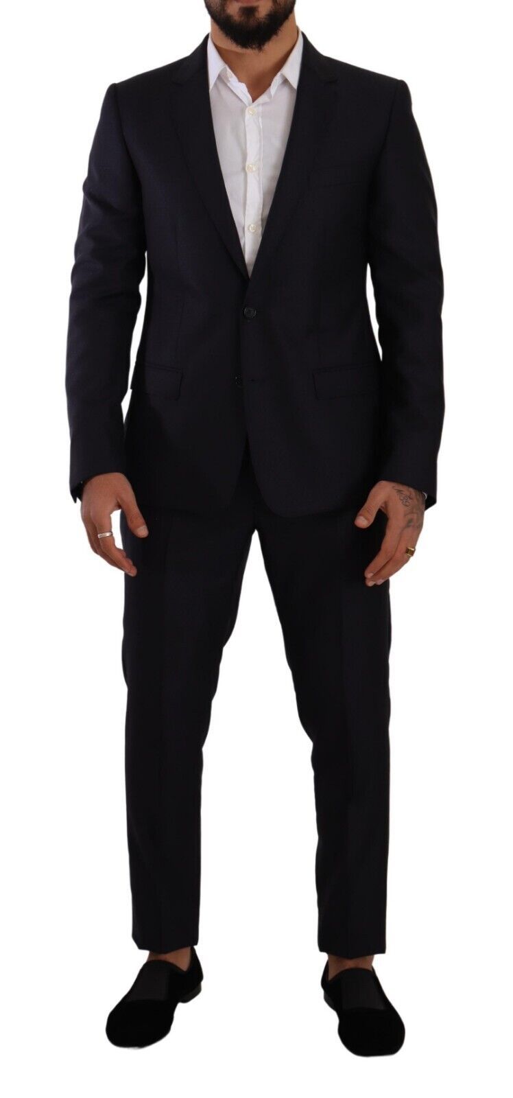 Dolce & Gabbana Blue MARTINI Slim fit 2 Piece Coat Suit Dolce & Gabbana