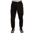 Dolce & Gabbana Brown Cotton Distressed Regular Denim Jeans