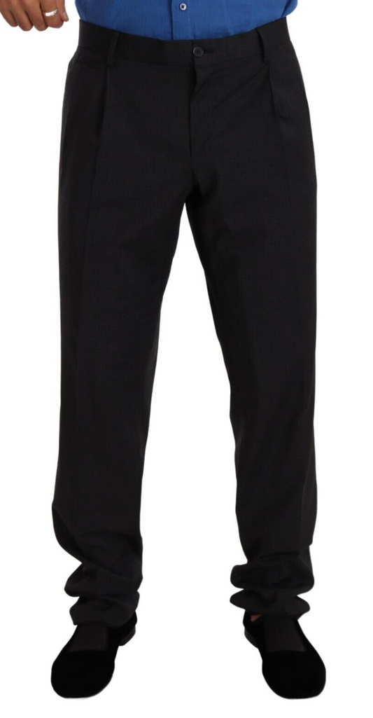 Dolce & Gabbana Gray Dress Trouser VENTANNI Dress Pants Dolce & Gabbana