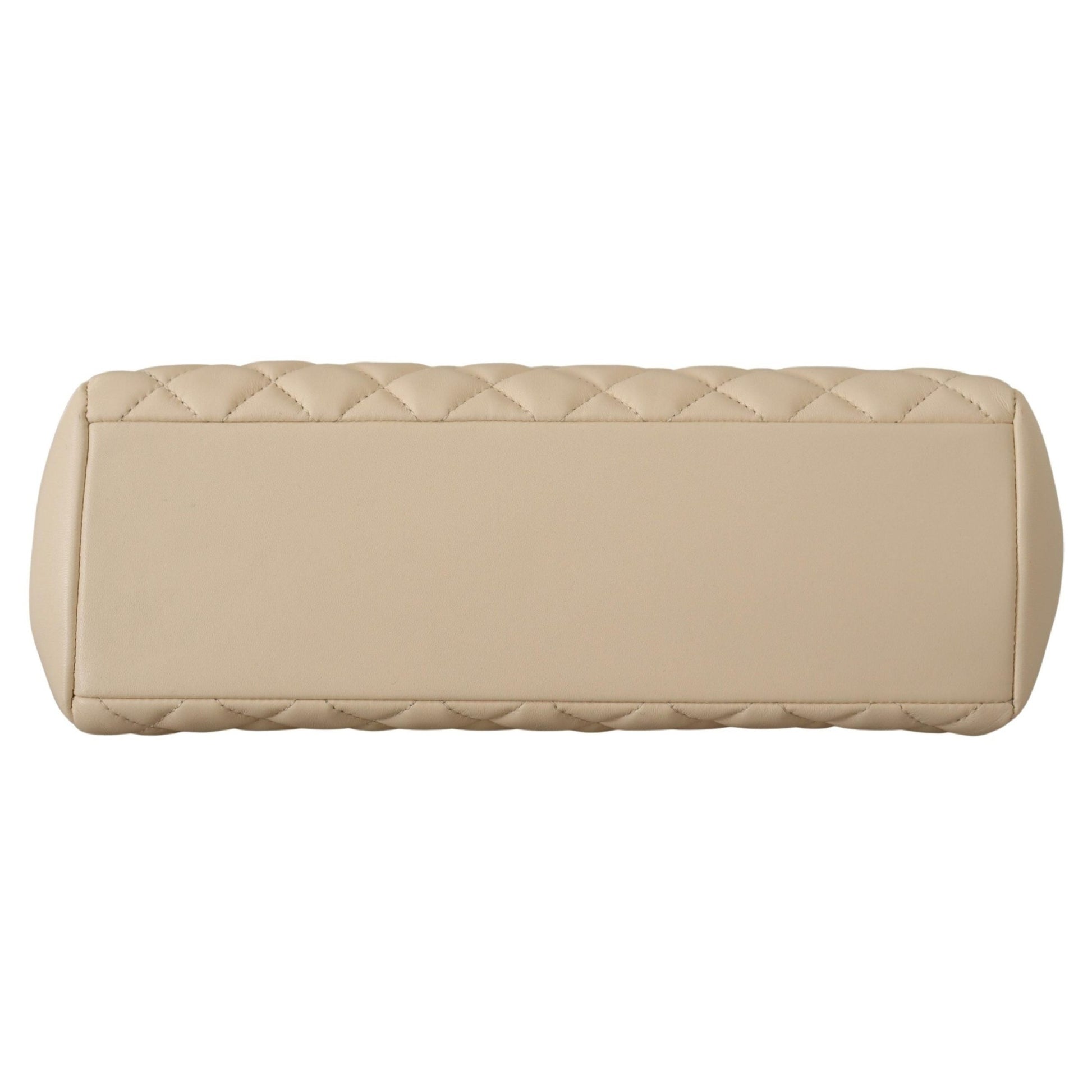 Versace Elegant Quilted Nappa Leather Tote Versace