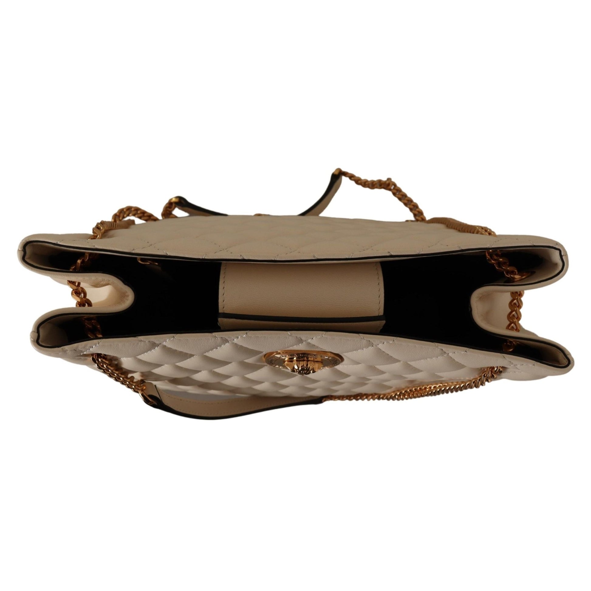 Versace Elegant Quilted Nappa Leather Tote Versace