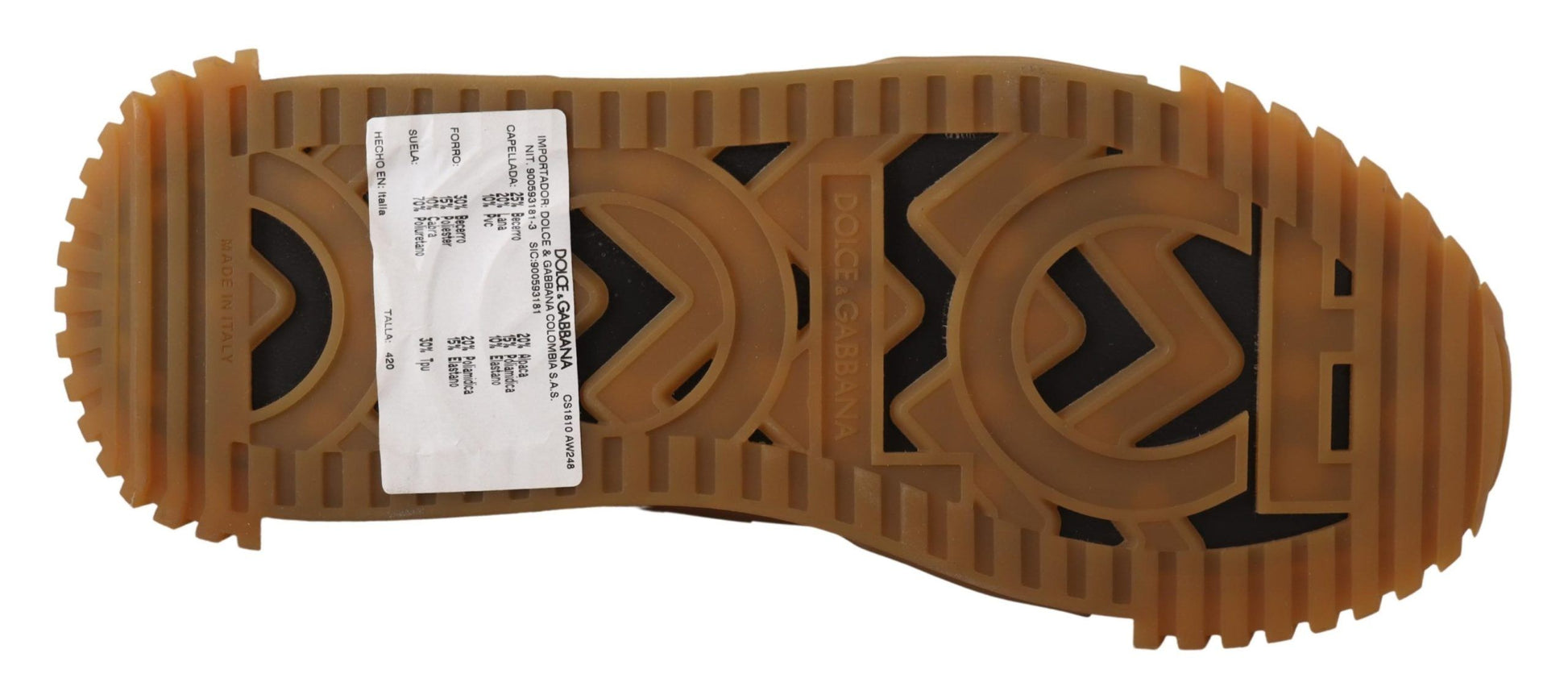 Dolce & Gabbana Black White Fabric Lace Up NS1 Sneakers Dolce & Gabbana