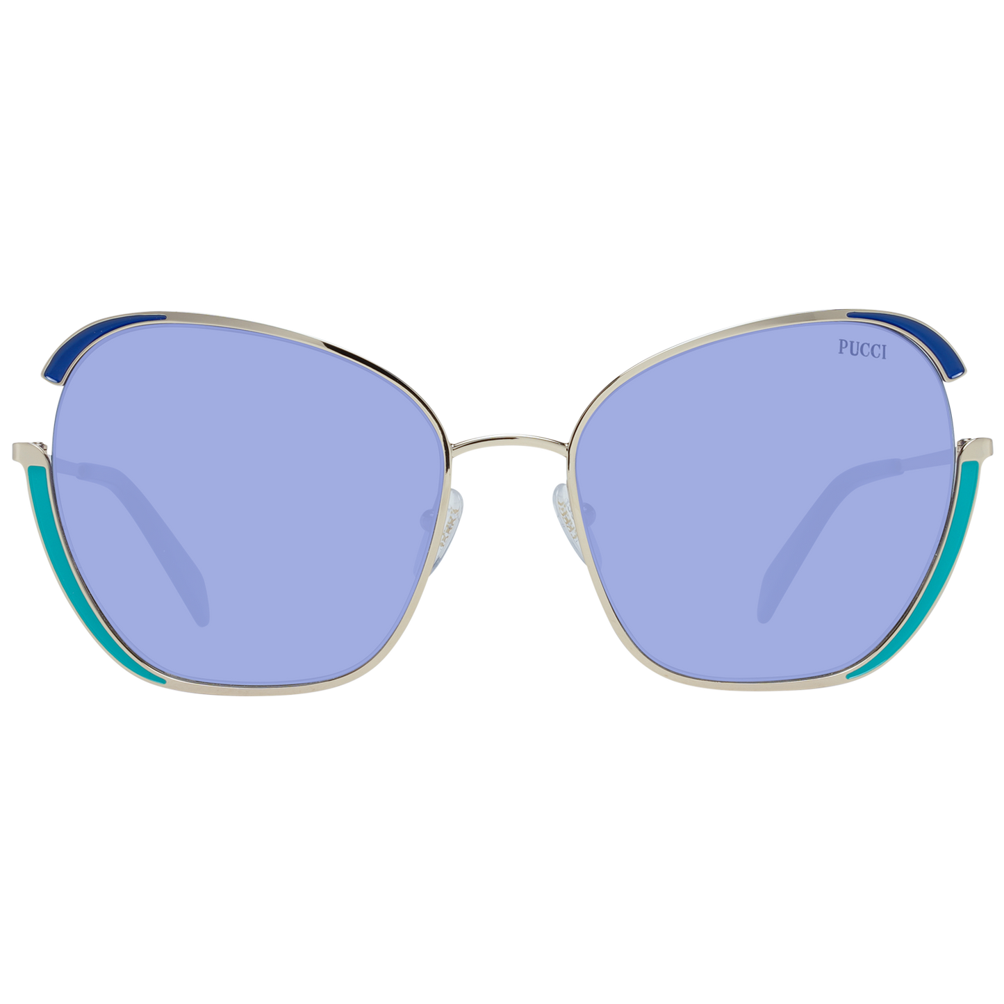 Emilio Pucci Gold Metal Sunglasses