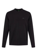 Hugo Boss Black Cotton Logo Details Sweatshirt