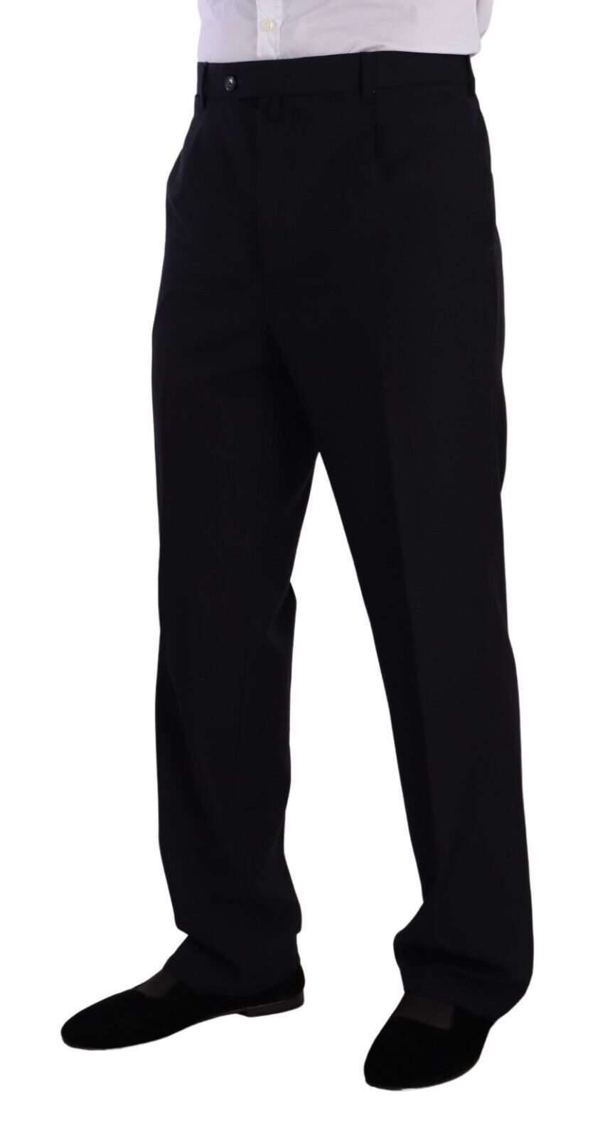 Domenico Tagliente Blue Polyester Single Breasted Formal Suit Domenico Tagliente