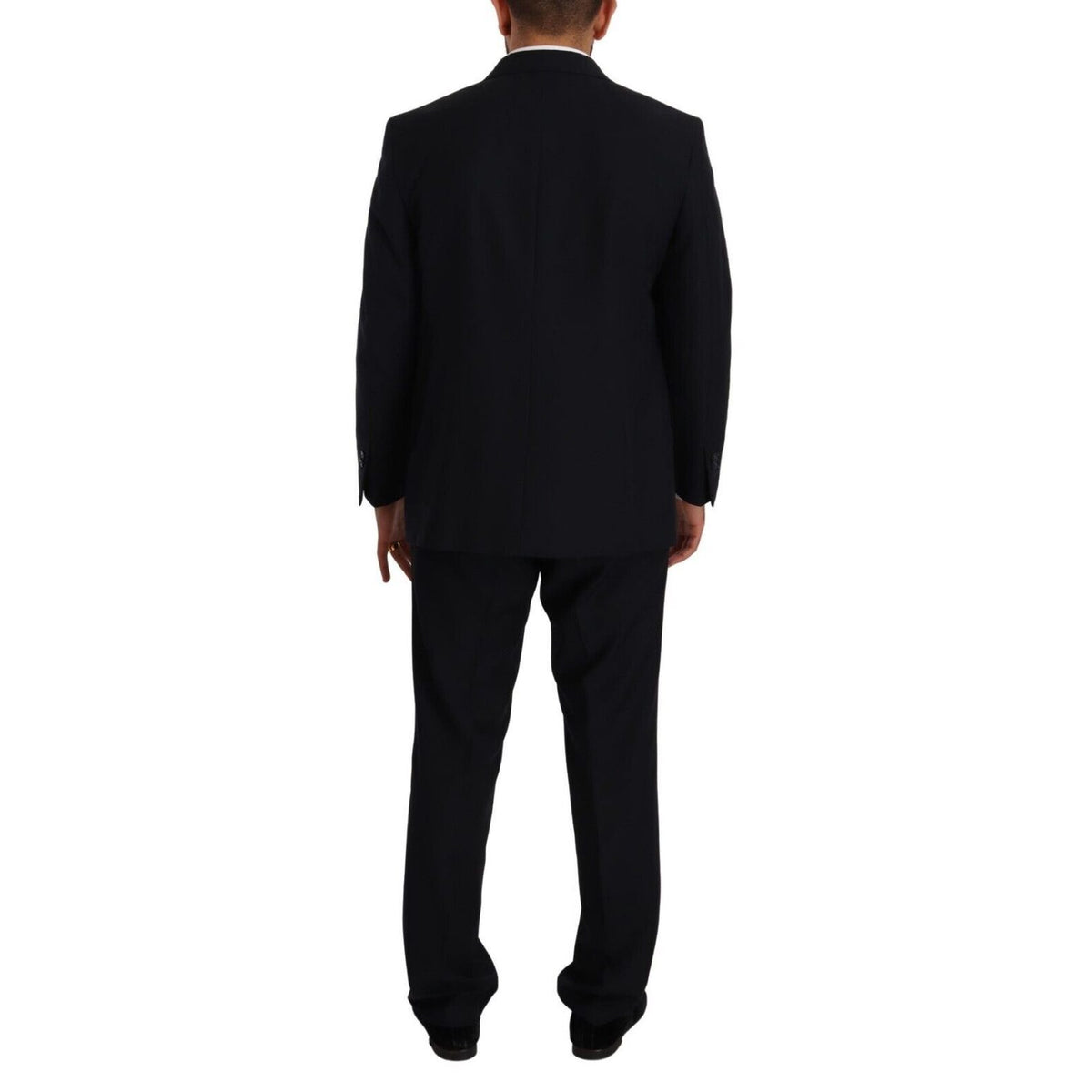 Domenico Tagliente Blue Polyester Single Breasted Formal Suit