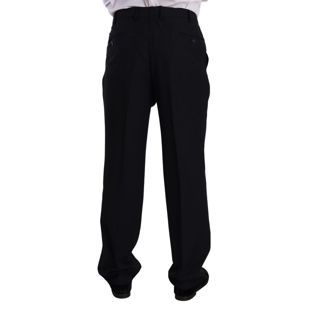 Domenico Tagliente Blue Polyester Single Breasted Formal Suit