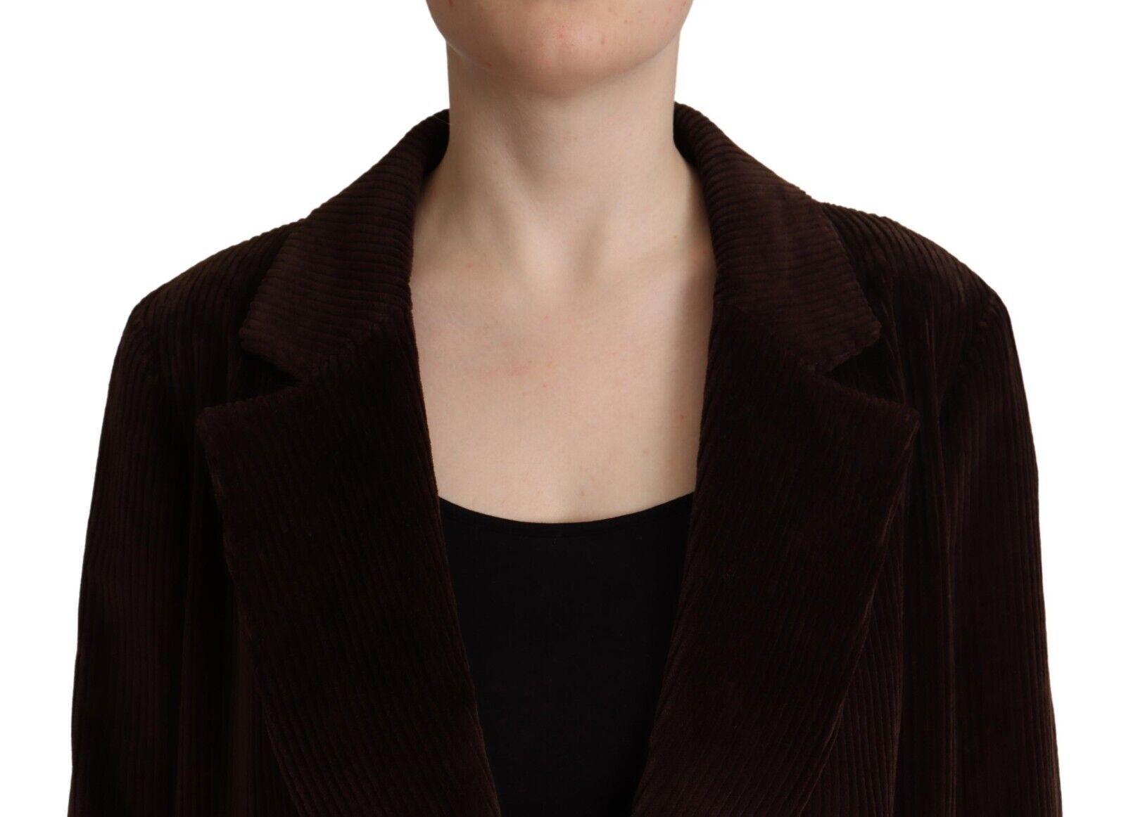 Dolce & Gabbana Bordeaux Corduroy Cotton Blazer Oversized Jacket Dolce & Gabbana