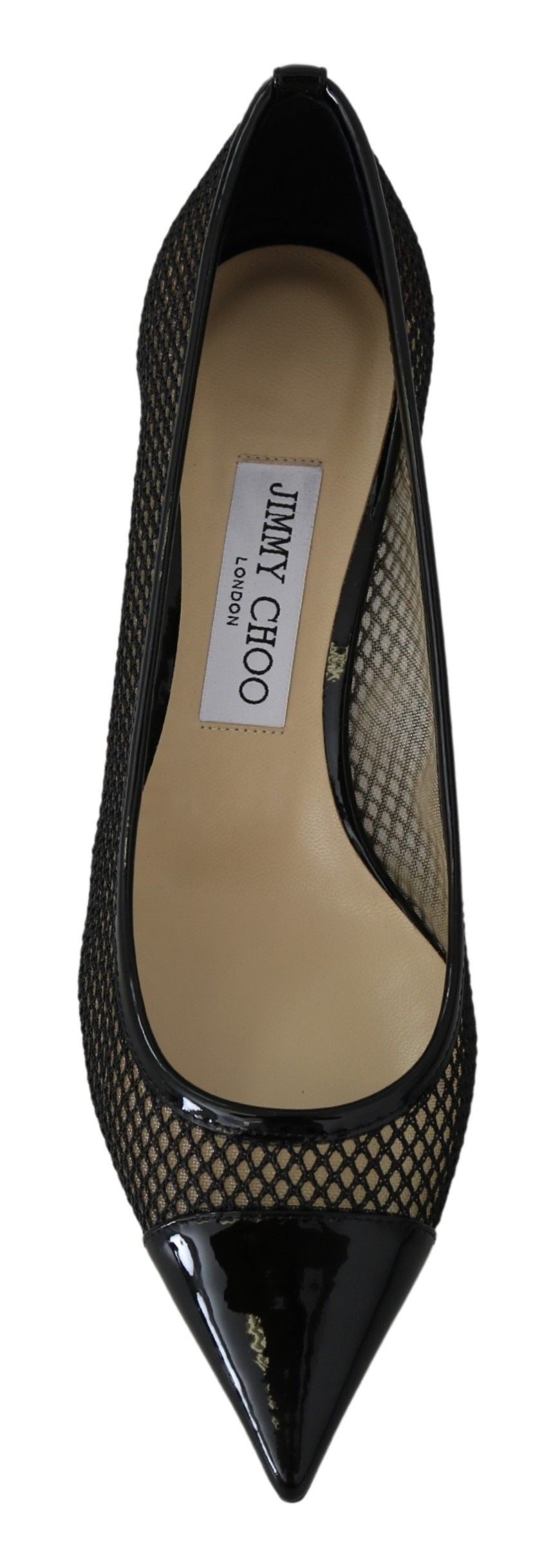 Jimmy Choo Chic Patent Mesh Pointed Pumps Jimmy Choo