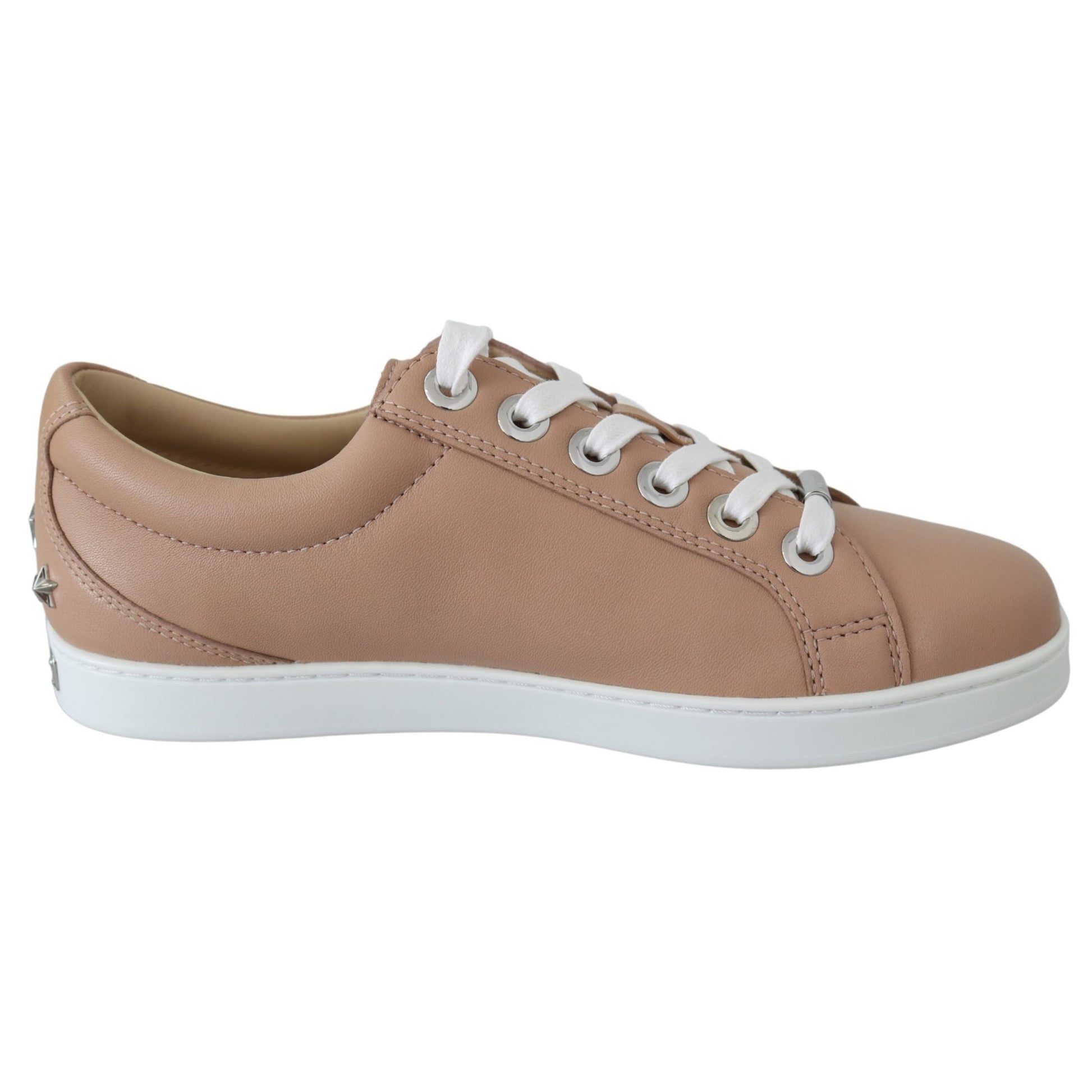 Jimmy Choo Powder Pink Nappa Leather Sneakers Jimmy Choo