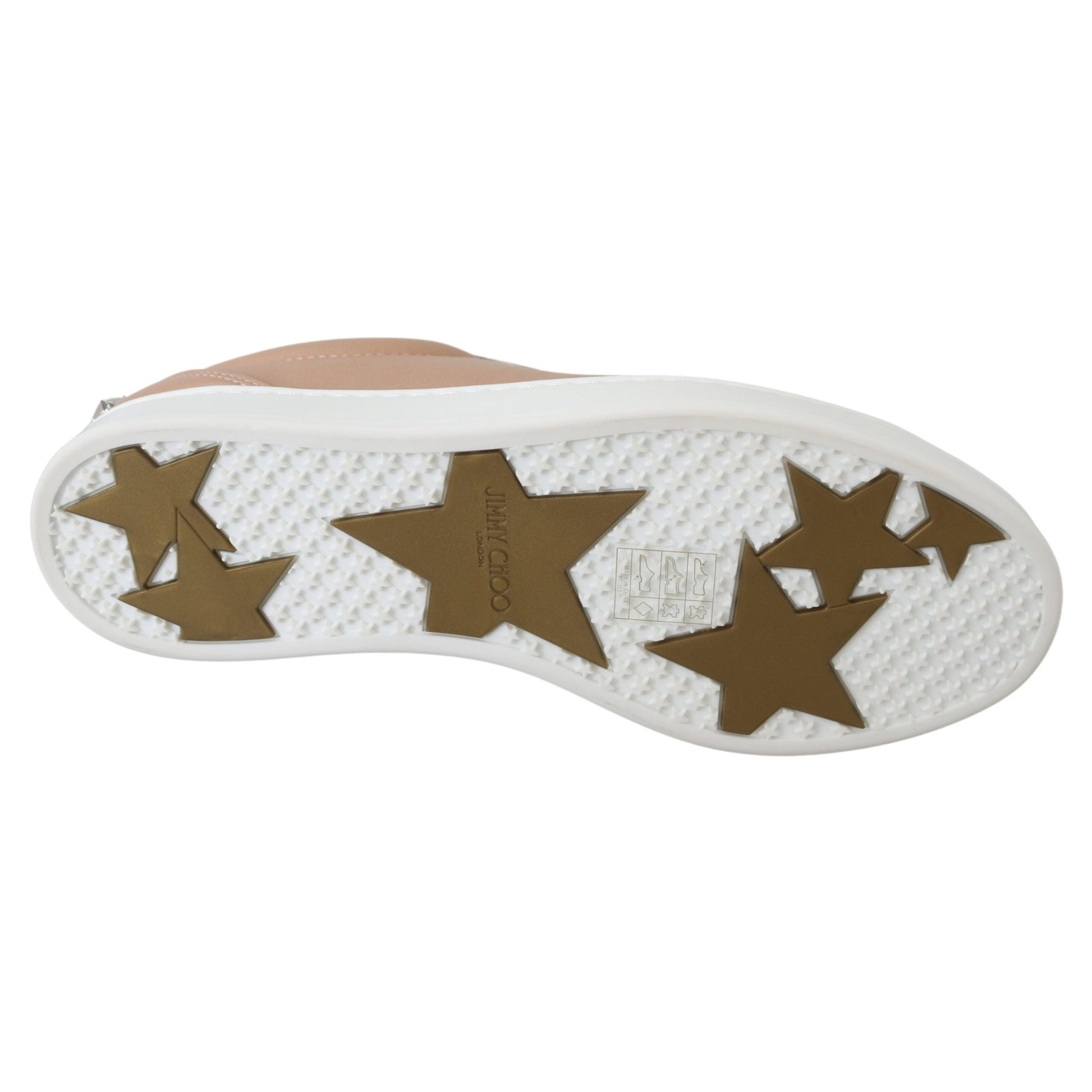 Jimmy Choo Powder Pink Nappa Leather Sneakers Jimmy Choo