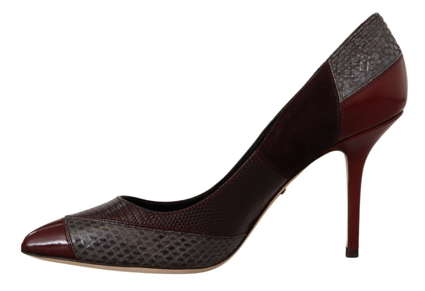 Dolce & Gabbana Multicolor Exotic Leather Heels Pumps Shoes Dolce & Gabbana