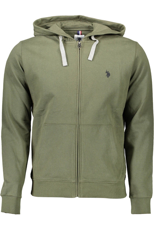 U.S. POLO ASSN. Green Cotton Men Sweater U.S. POLO ASSN.