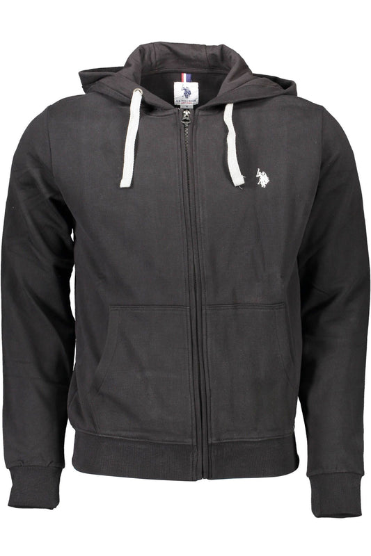 U.S. POLO ASSN. Black Cotton Men Sweater U.S. POLO ASSN.