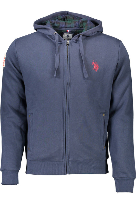 U.S. POLO ASSN. Blue Cotton Men Sweater U.S. POLO ASSN.