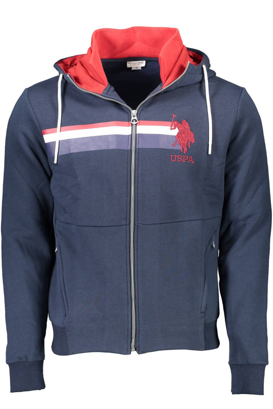 U.S. POLO ASSN. Blue Cotton Men Sweater U.S. POLO ASSN.