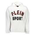 Plein Sport Bianco Cotton Men Sweatshirt