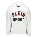 Plein Sport Bianco Cotton Men Sweatshirt
