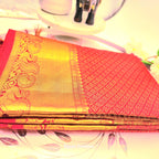 Kancheepuram Silk Saree- red colour 1138 Eljoys Fashion