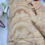 Banarasi Silk Festival Wear Saree - Beige 1137