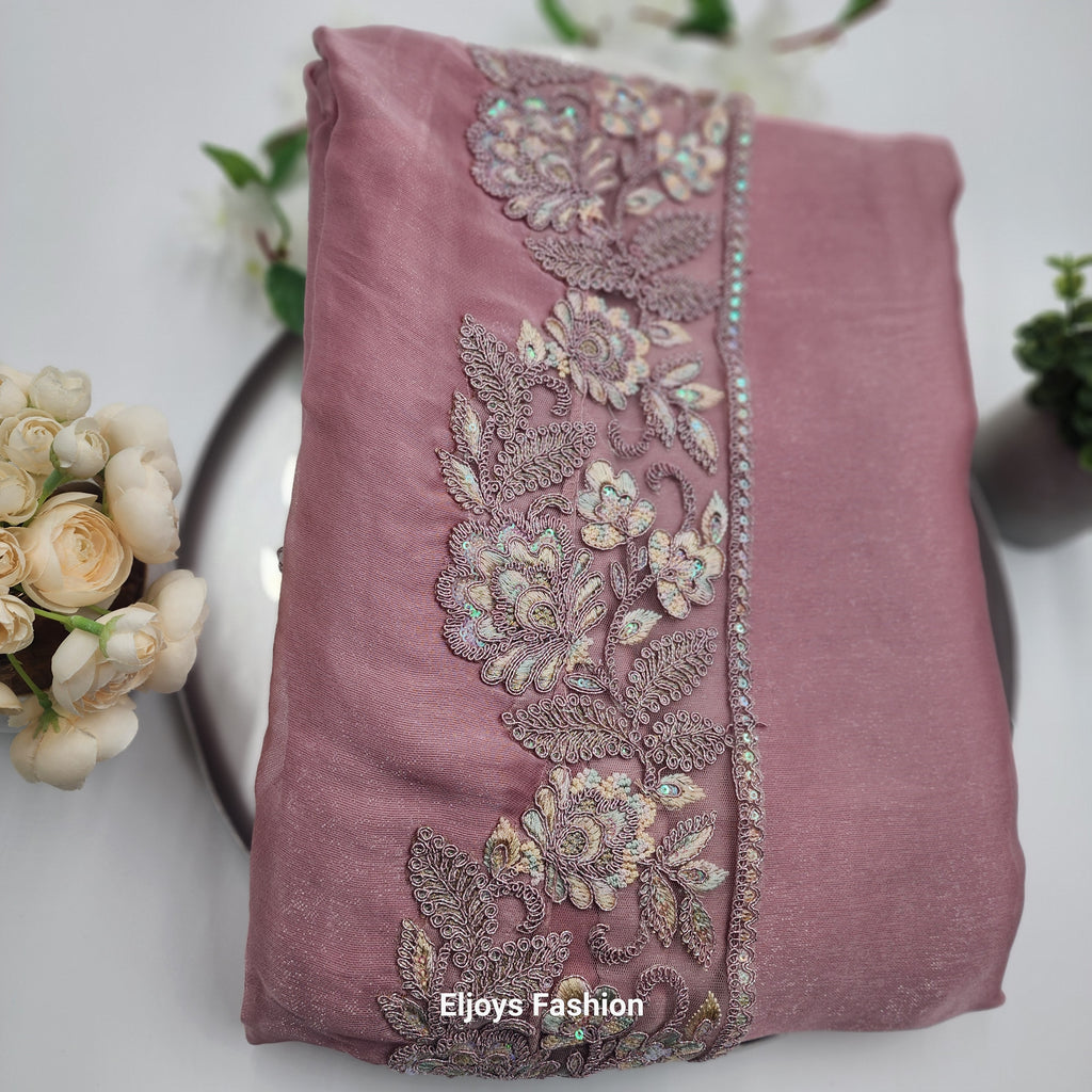 Designer saree Fancy Fabric , Soft Silk Party wear 1121