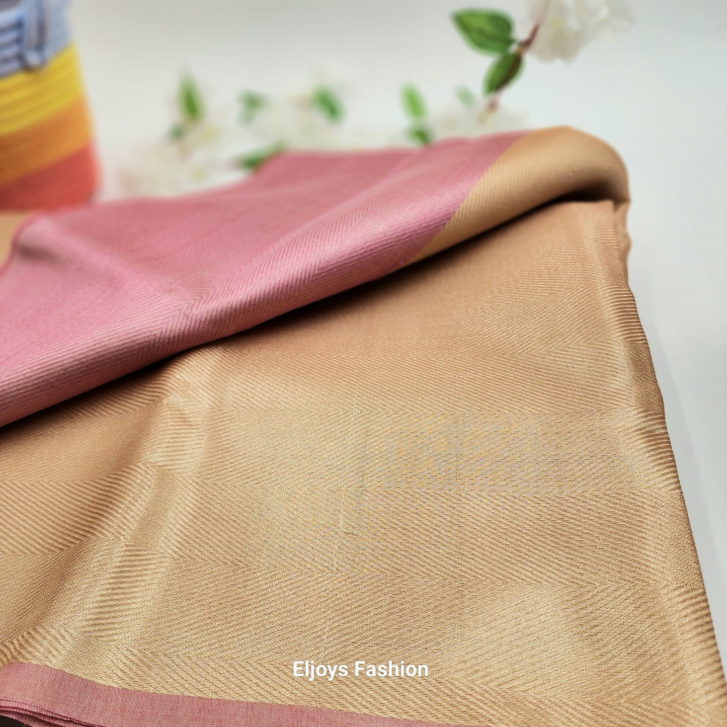 Indian Semi Silk saree - Inspired by Jyothika  Ambani wedding  Baby pink