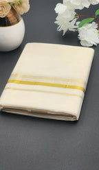 Dhoti Mundu Kerala style Multi Gold line Border Eljoys Fashion