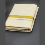 Dhoti Traditional Kerala style with Gold border Eljoys Fashion
