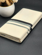 Dhoti with silver and black lining Eljoys Fashion