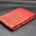 Brocade saree- red with border -1140 Eljoys Fashion
