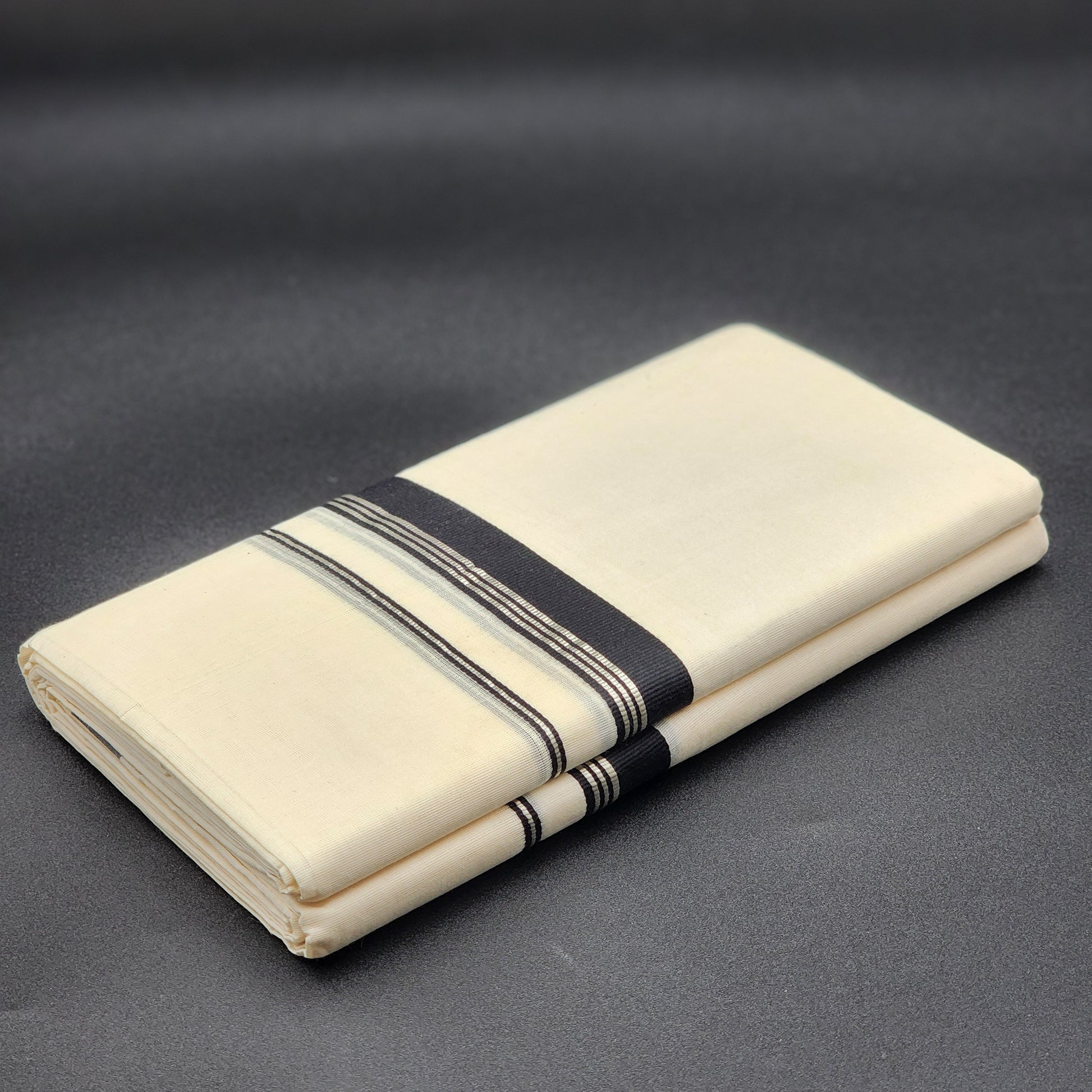 Dhoti with silver and black lining Eljoys Fashion