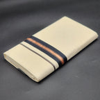 Dhoti Black and copper Border Eljoys Fashion