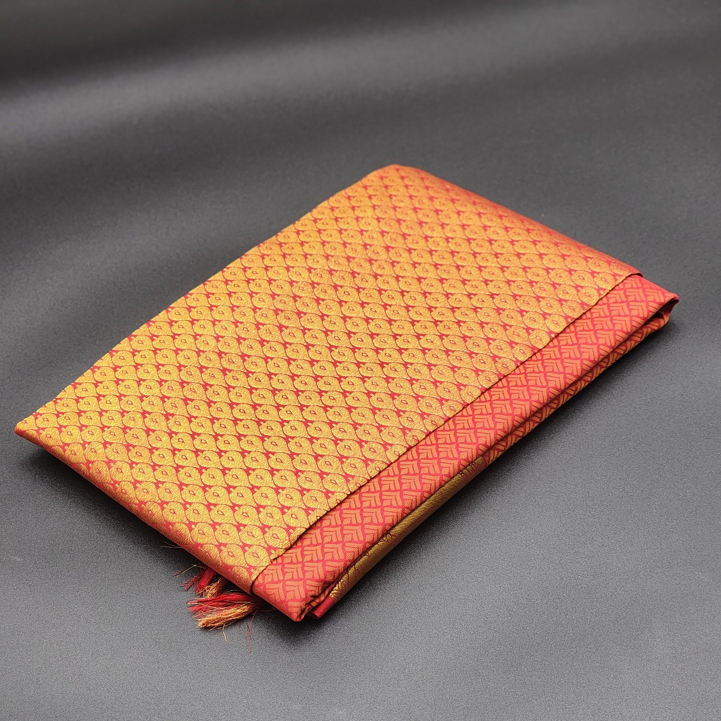 Kancheepuram Silk Saree- red colour 1138 Eljoys Fashion