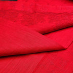 Sheer Organza in Red with scallop border and embroidery 1160 Eljoys Fashion