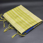 Cotton Silk Handloom saree in blue and green with Tassels 1167 Eljoys Fashion
