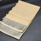 Tissue Saree with Antique Gold and silver toned -beads and stone floral design -1172 Eljoys Fashion