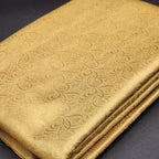 Saree -golden brocade with blouse piece-1168 Eljoys Fashion