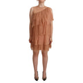 Liu Jo Pink Lace Sleeveless Mini Shift Layered Dress