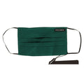 Dolce & Gabbana Green Silk Pleated Elastic Ear Strap Face Mask
