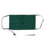 Dolce & Gabbana Green Silk Pleated Elastic Ear Strap Face Mask