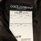 Dolce & Gabbana Brown Floral Silk Straight Full Skirt