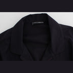 Dolce & Gabbana Purple Striped Cotton Pajama Lounge Shirt