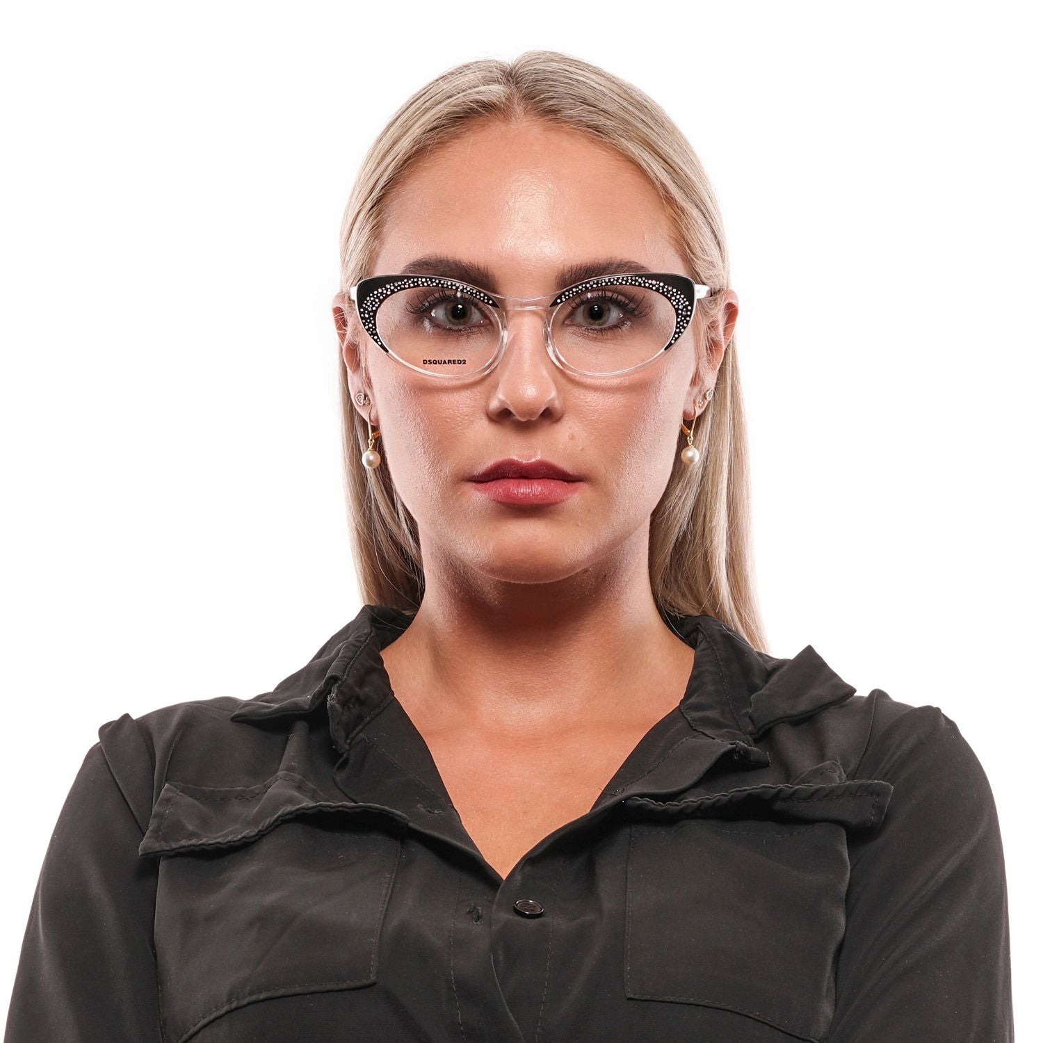 Dsquared² Chic Black Full-Rim Designer Eyewear Dsquared²