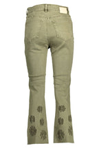 Desigual Green Cotton Jeans & Pants