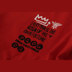 Dolce & Gabbana Red Amor Vincit Omnia Crewneck T-shirt
