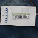 Acht Blue Wash Denim Cotton Stretch Baggy Fit Jeans
