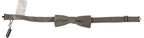 Dolce & Gabbana Black White Flower Pattern Silk Neck Papillon Tie