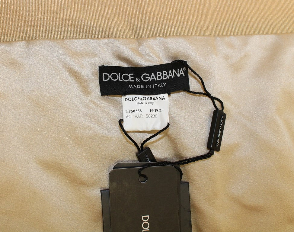Dolce & Gabbana Beige MINK Fur Scarf Foulard Neck Wrap Dolce & Gabbana