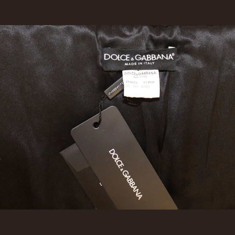 Dolce & Gabbana Purple MINK Fur Scarf Foulard Neck Wrap
