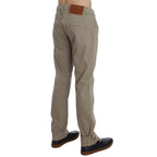 Acht Beige Cotton Patchwork Jeans